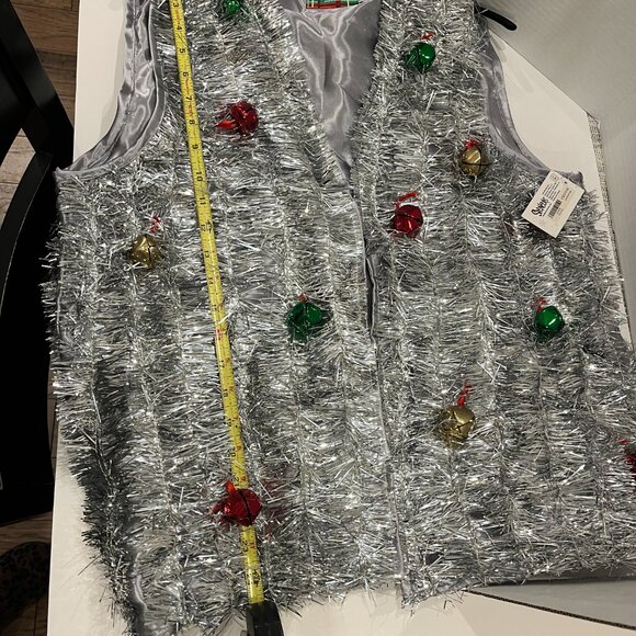Spencer's Holiday Christmas Sweater Tinsel Vest - Women's - Size Small/Medium - Picture 5 of 5